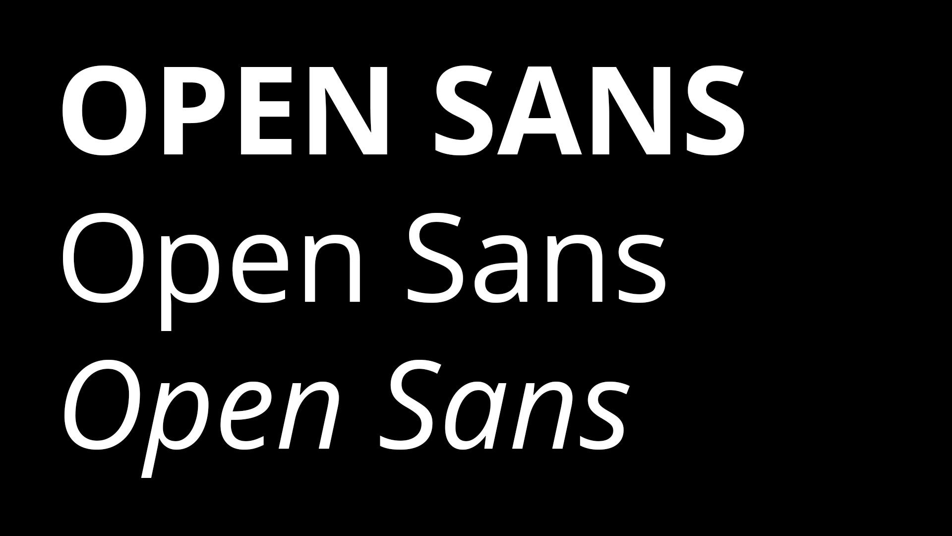 open sans font download free
