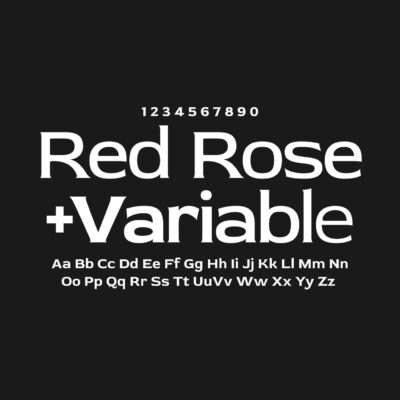 Red Rose Font Family Free Download