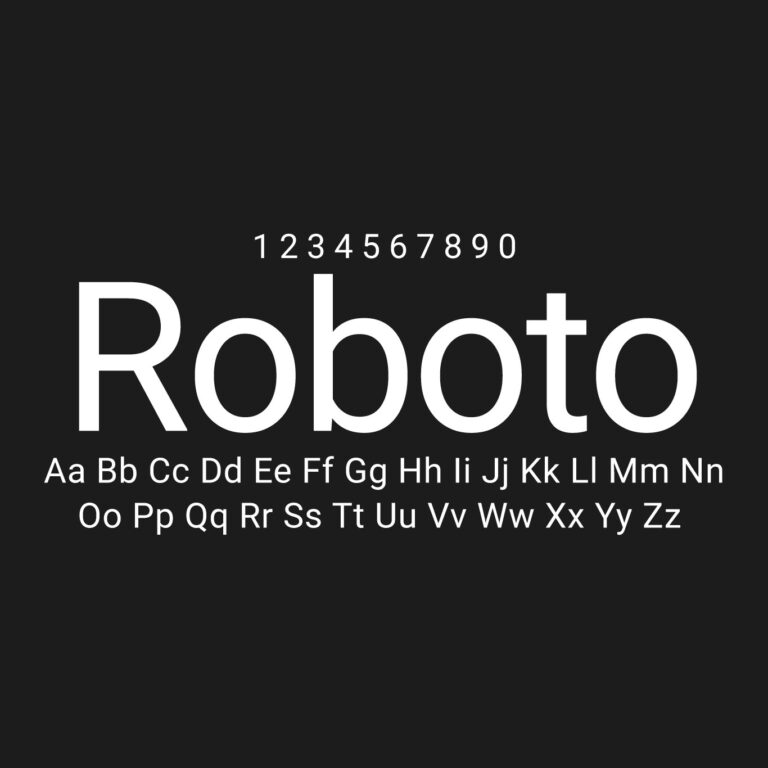 Roboto Font Family Free Download
