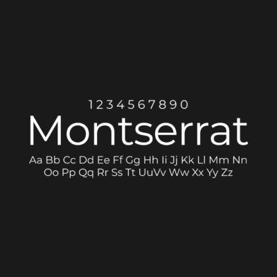 Montserrat Font Family Free Download