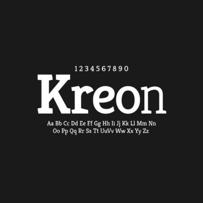 Kreon Font Family Free Download