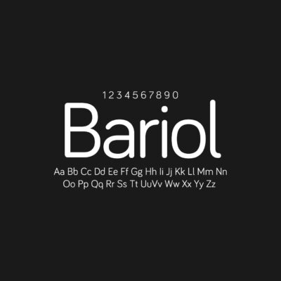 Bariol Font Family Free Download