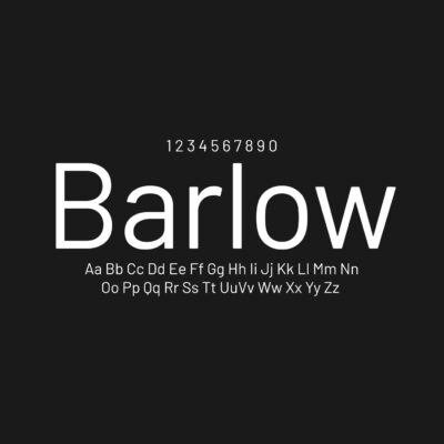 Barlow Font Family Free Download