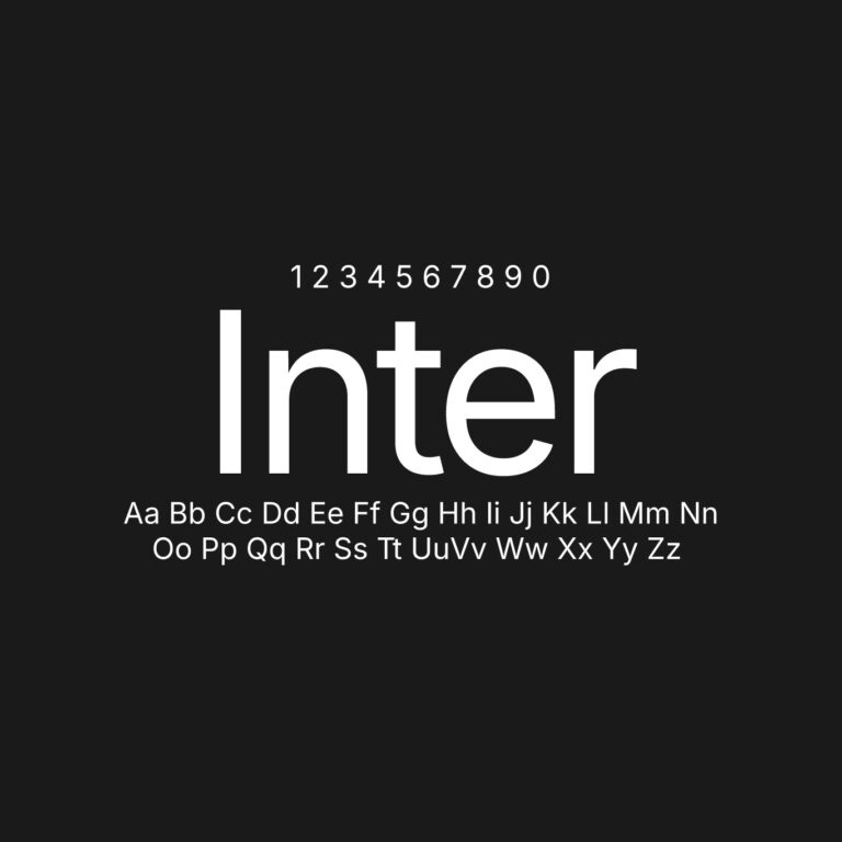 Inter Font Family Free Download