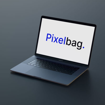 MacBook Pro 2020 Space Gray Mockup Free Download