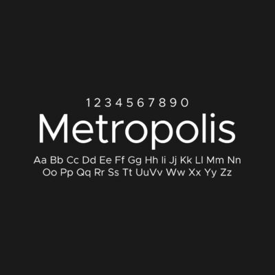 Metropolis Font Family Free Download