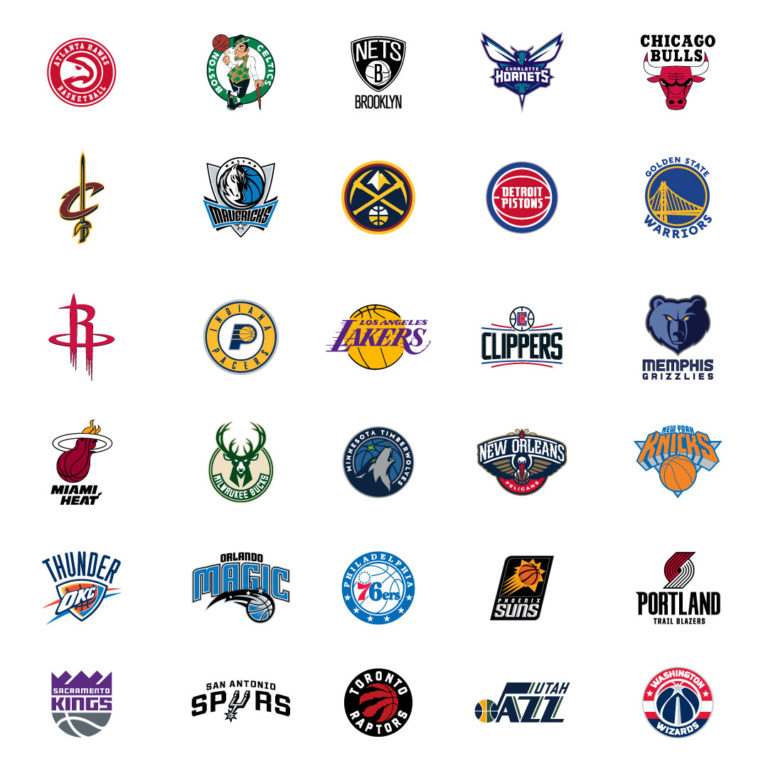 NBA Teams Vector Logo Set (SVG, PDF, EPS, AI) — Pixelbag Free ...