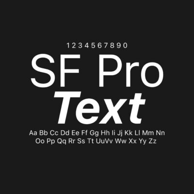 SF Pro Text Font Family Free Download