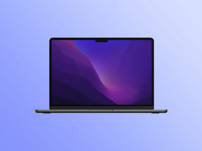 Apple Macbook Air M2 PSD Mockup