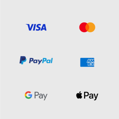 Payment Icons Pack (Visa, Mastercard, AmEx, PayPal, Apple Pay, Google Pay) Download