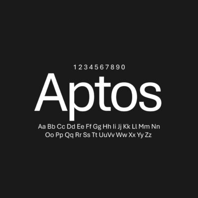 Aptos Font Family Free Download