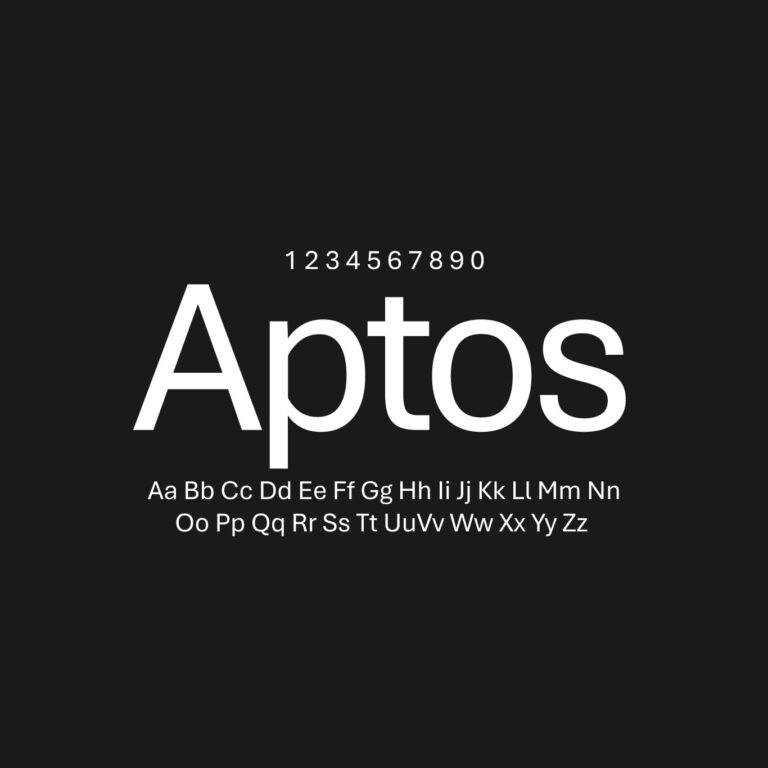 Aptos Font Family Free Download