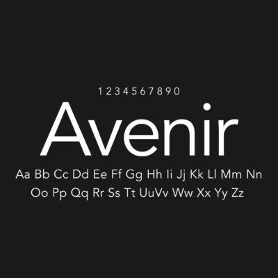 Avenir Font Family Free Download