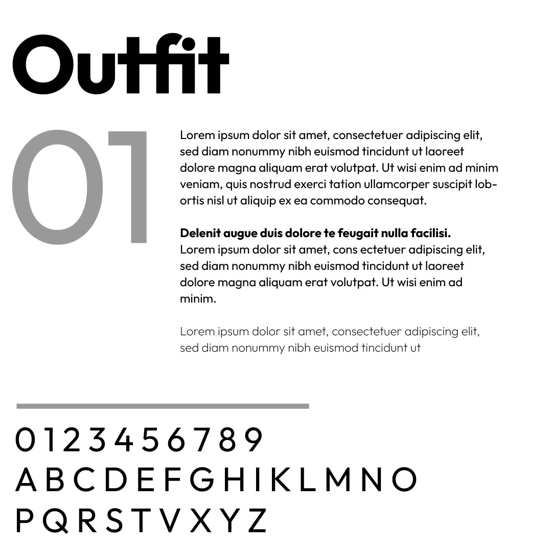 Outfit Font Family