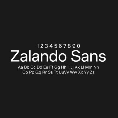 Zalando Sans Font Family Free Download