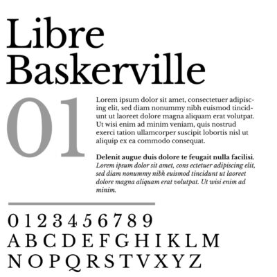 Libre Baskerville Font Family Free Download