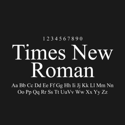 Times New Roman Font Family Free Download