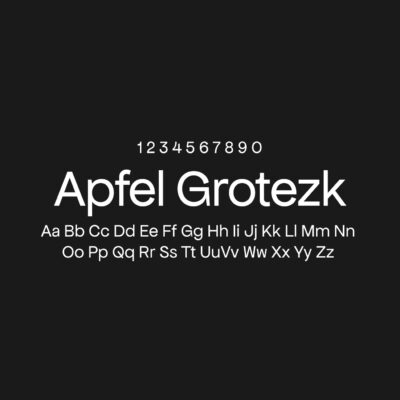 Apfel Grotezk Font Family Free Download