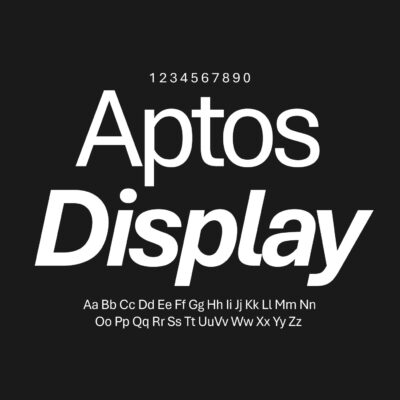 Aptos Display Font Family Free Download