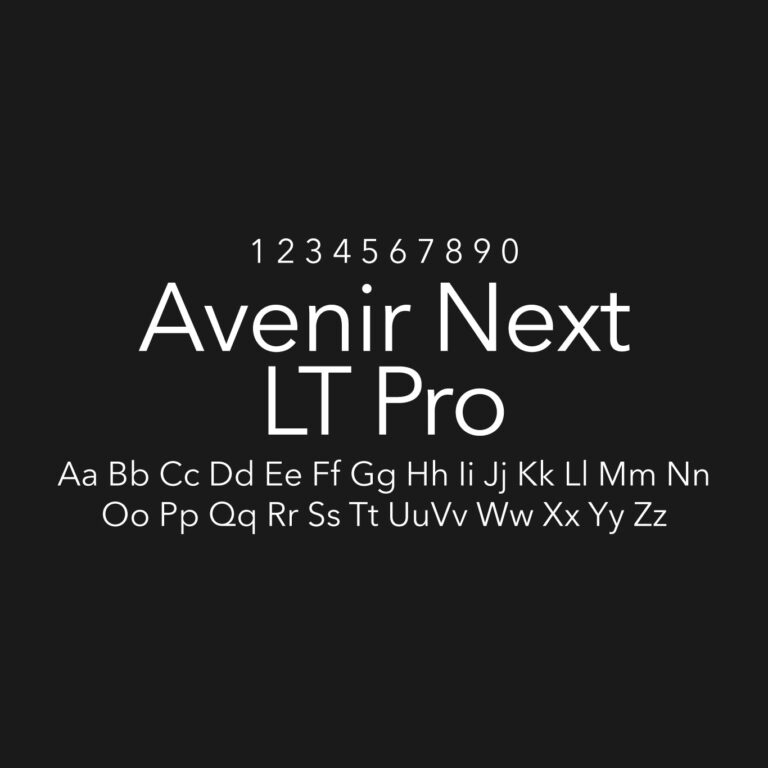 Avenir Next LT Pro Font Family Free Download