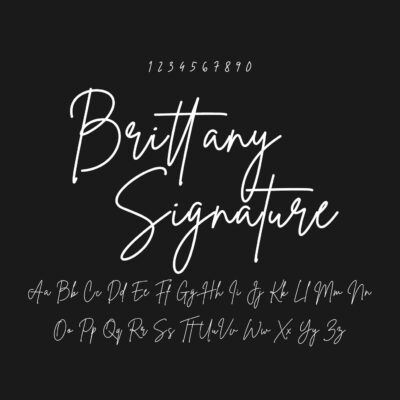 Brittany Signature Font Free Download