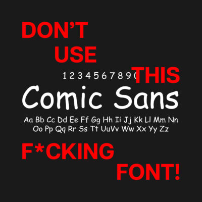 Comic Sans MS Font Family Free Download