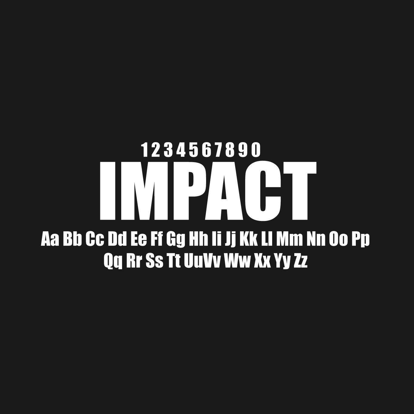 Impact Font Download Free