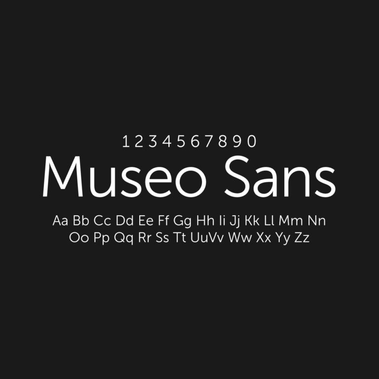 Museo Sans Font Family Free Download