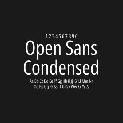 Open Sans Condensed Font Family Free Download