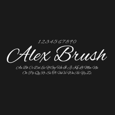 Alex Brush Font Free Download