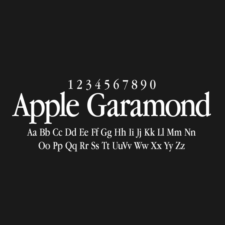 Apple Garamond Font Family Free Download