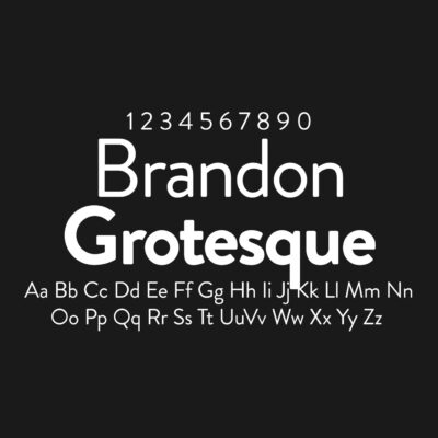 Brandon Grotesque Font Family Free Download