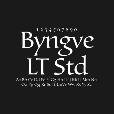 Byngve LT Std Font Family Free Download