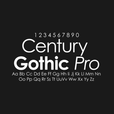 Century Gothic Pro Font Family Free Download