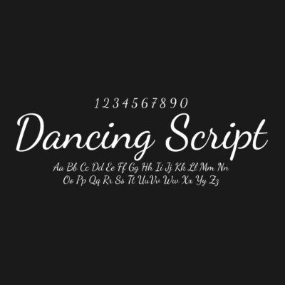 Dancing Script Font Family Free Download
