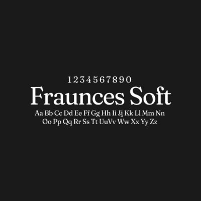 Fraunces Soft Font Family Free Download