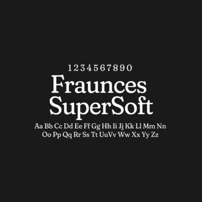 Fraunces SuperSoft Font Family Free Download