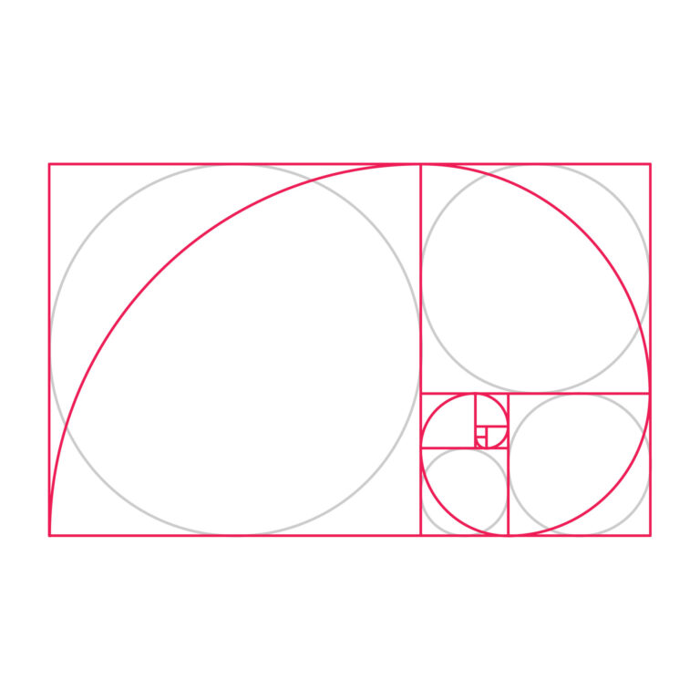 Golden Ratio Grid AI Vector Template Free Download