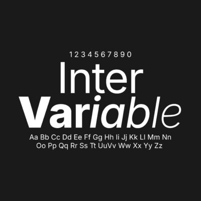 Inter Variable Font Family Free Download