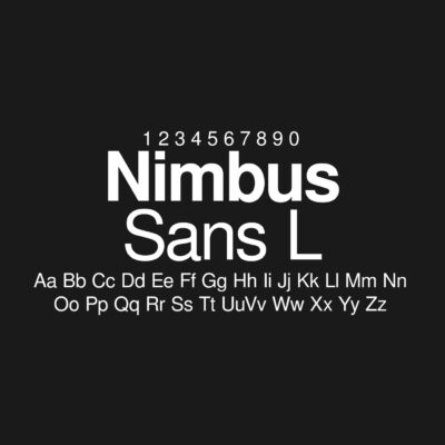 Nimbus Sans L Font Family Free Download