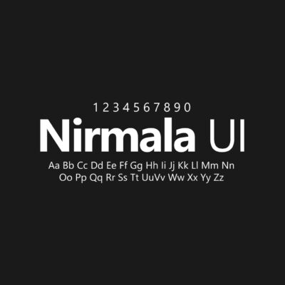 Nirmala UI Font Family Free Download