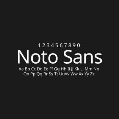 Noto Sans Font Family Free Download