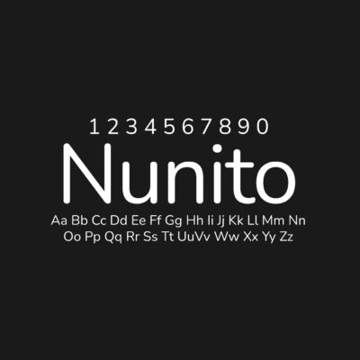Nunito Font Family Free Download