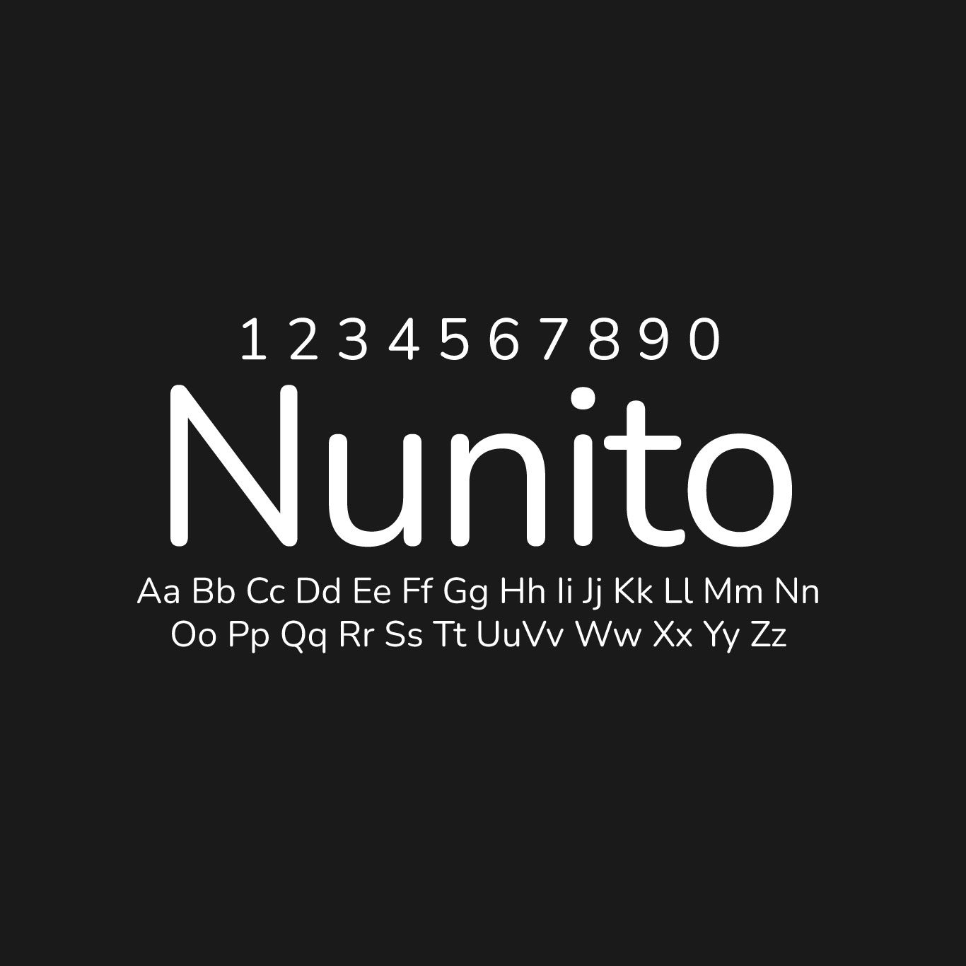 Nunito Font Family Free Download