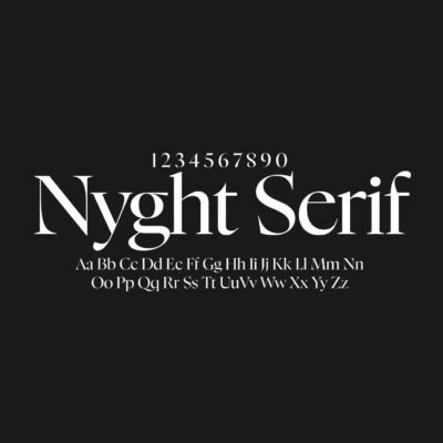 Nyght Serif Font Family Free Download
