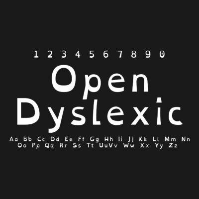 OpenDyslexic Font Family Free Download