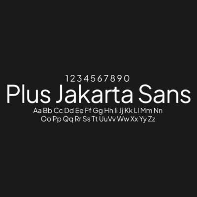 Plus Jakarta Sans Font Family Free Download