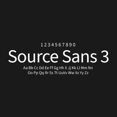 Source Sans 3 Font Family Free Download