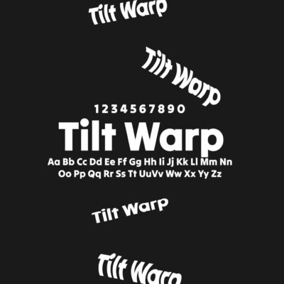 Tilt Warp Font Free Download