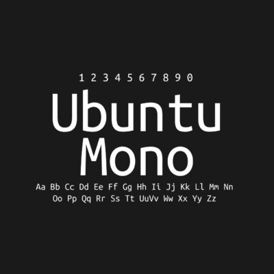 Ubuntu Mono Font Family Free Download